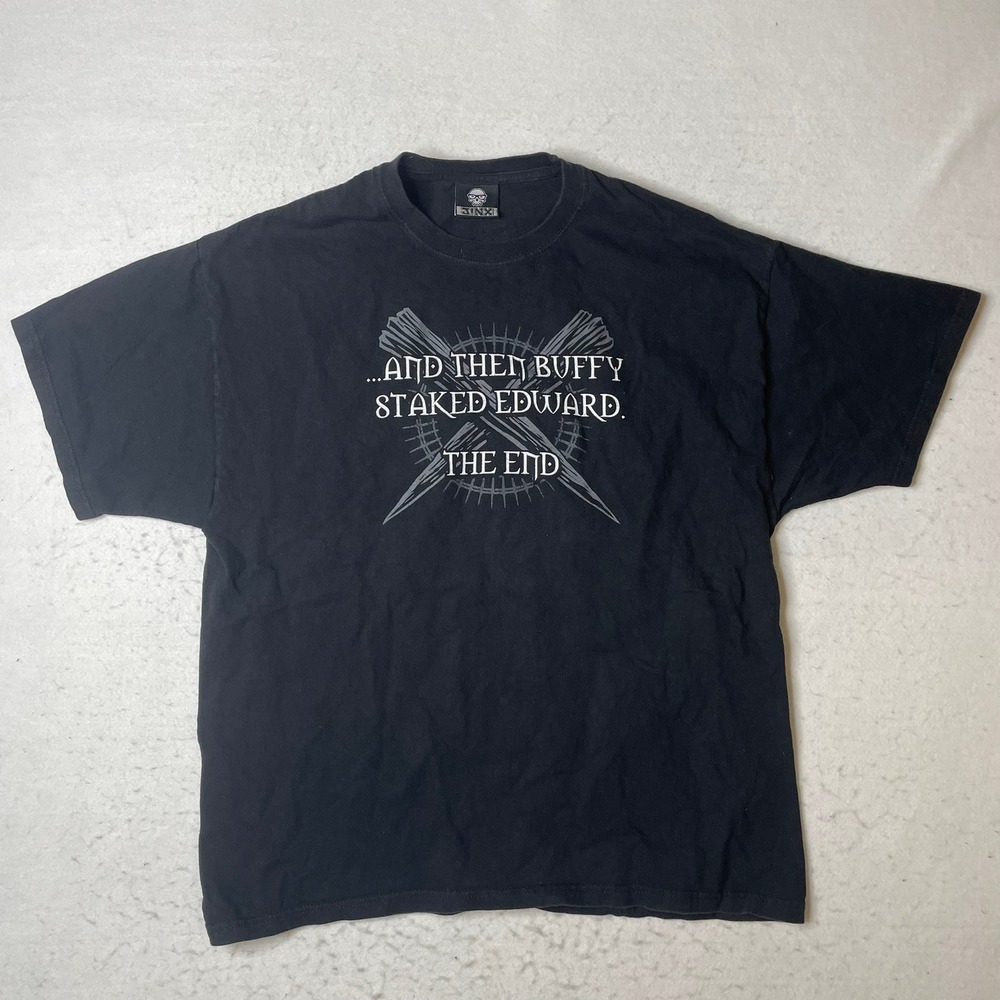 JINX Buffy the Vampire Slayer‎ Staked Edward T Shirt Adult XL Vintage Novelty